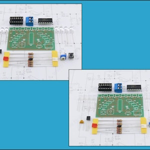 ナイトライダー LEDライトチェイサーシーケンサー DIY組み立てキット 8個LED HK9910K