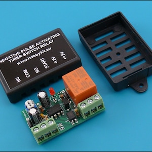 12V Time Timer Relay Negative Pulse Trigger Adjustable 1-50 Seconds HK1589