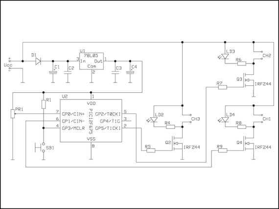 220V Live Wire Scanner  Detailed Circuit Diagram Available