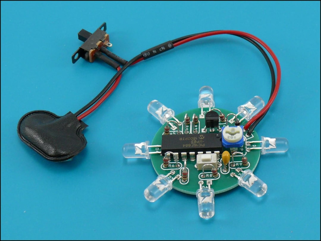 LED Beacon Light Chaser Round Sequencer Scroller Strobe 16 Programs 8x ...