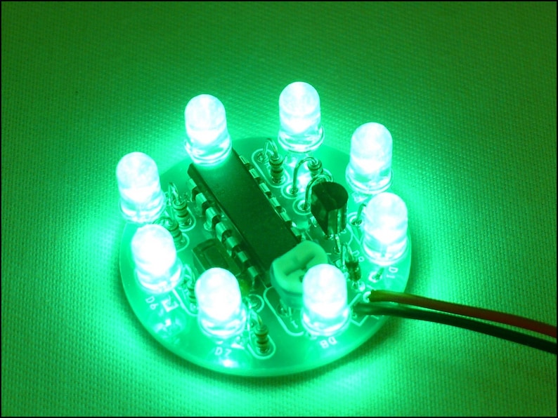 UFO LED Chaser Beacon Light - 8 Crazy Sequencer Modes For Shows & Parties!