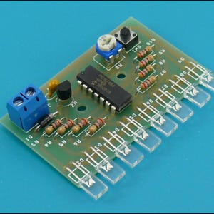 Knight Rider LED Chaser 8 Channel Light Sequencer 16 Programs 2x5x7mm LEDs HK9910