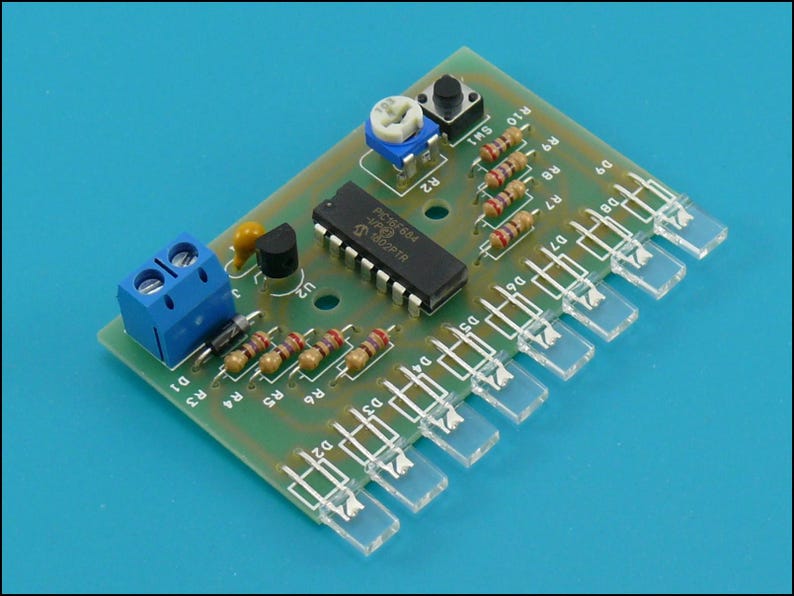 Led Sequencer Kit Knight Rider LED Chaser 8 Channel Light Sequencer 16 Programs 2x5x7mm ...