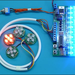 Ghostbusters Filmrequisite - Proton Pack Power Cell Lights Kit 10 mm blaue LEDs