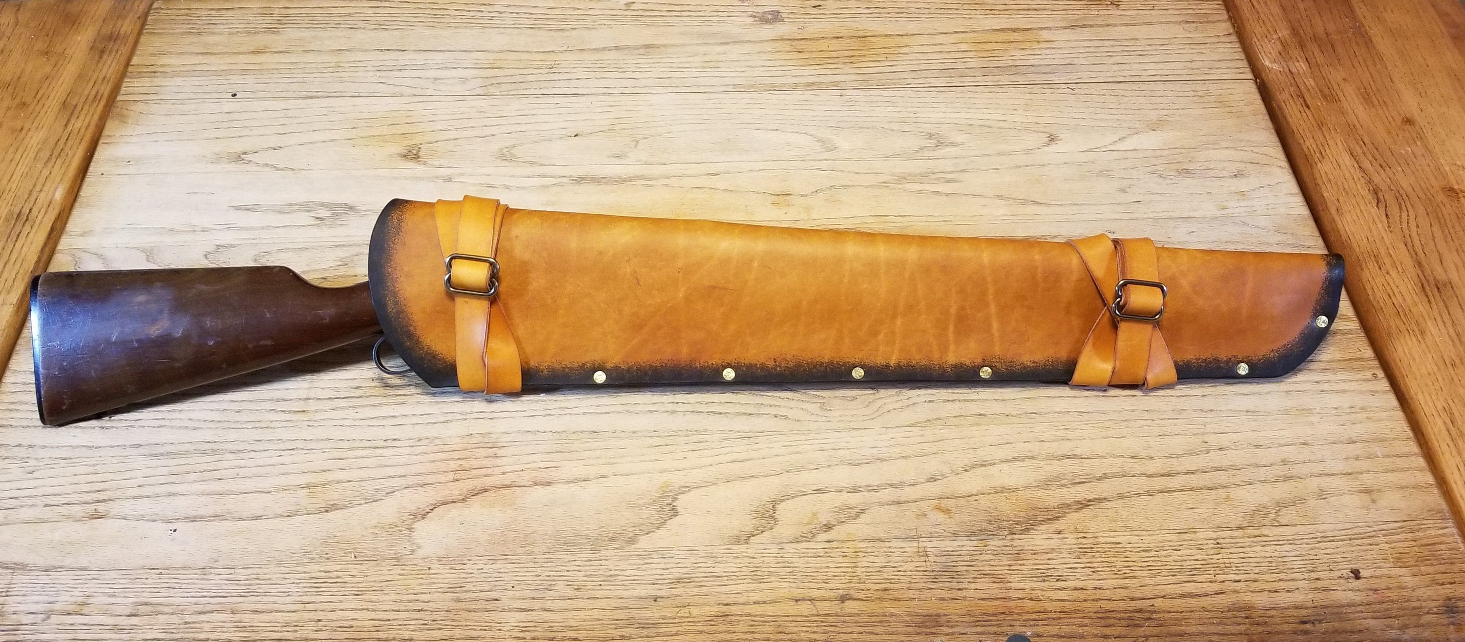 Leather Lever Action Rifle Scabbard Multi color Rifle Etsy