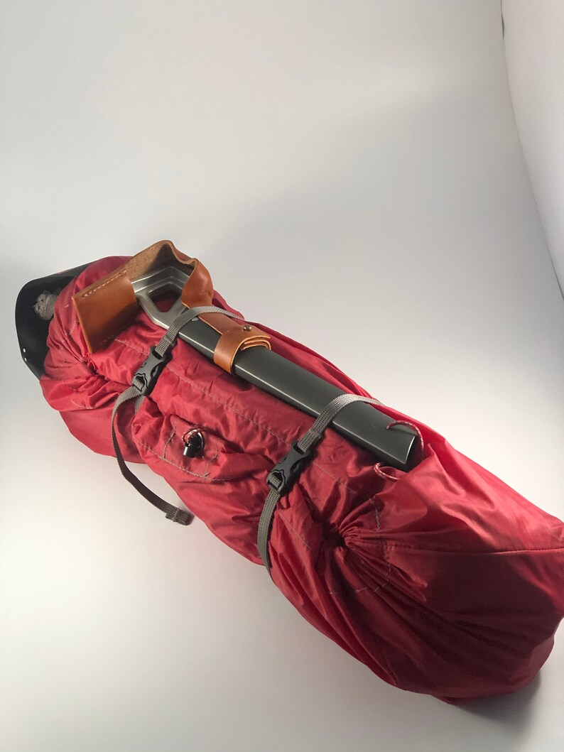 Leather sheath cover for MSR tent stake hammer handmade in Etsy