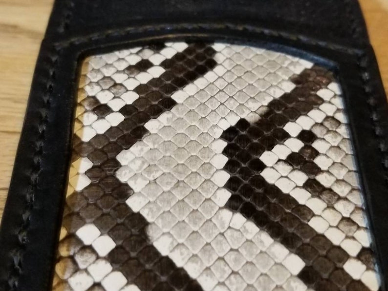 Python Snake Skin and Leather Rifle Sling hand made in the USA Etsy