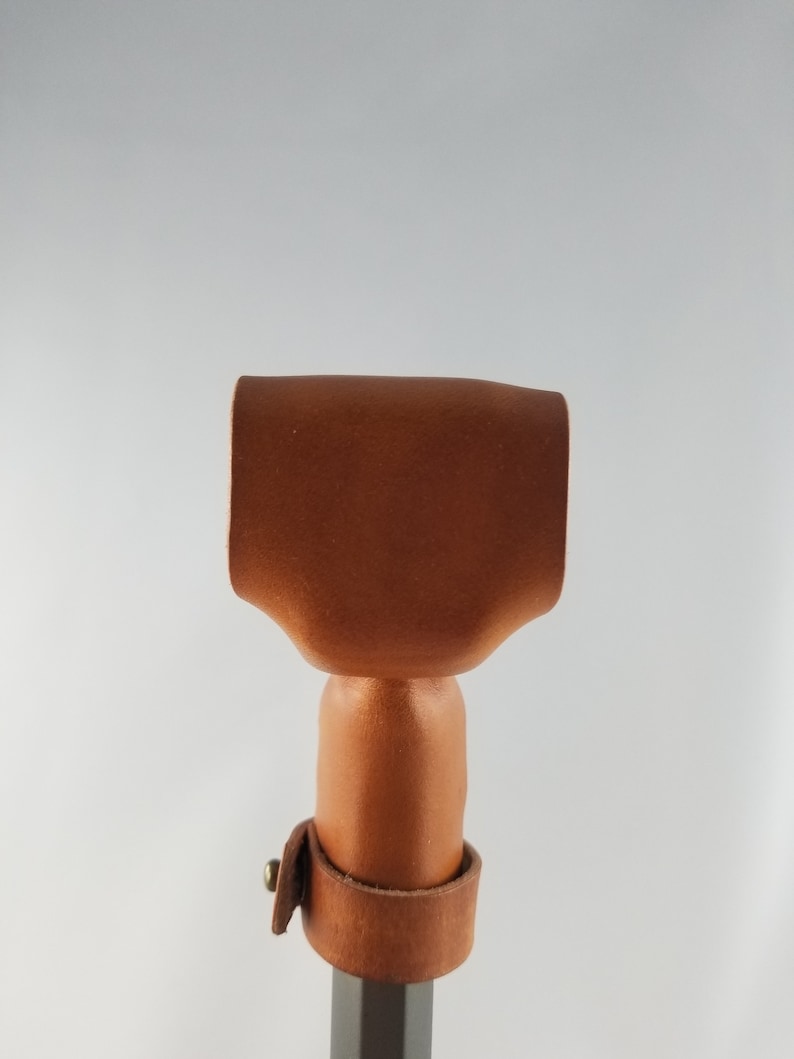 Leather sheath cover for MSR tent stake hammer handmade in Etsy