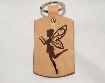 Disney Tinkerbell Fairy Pixie Elf Key Chain Charm Pendant Gift Present 