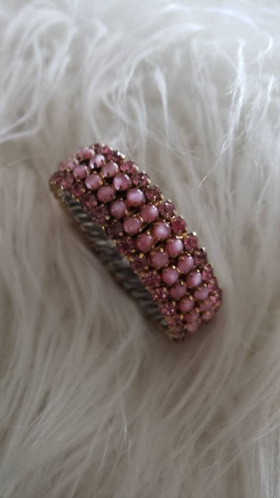 Vintage Pink Rhinestone / Moonglow Expansion Brace