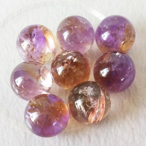 Rare Nature Ametrine Sphere/Ametrine Crystal Ball/Quartz Ball/gift for her/Pendant for necklace Size:20mm,30mm,40mm,Custom Size image 1