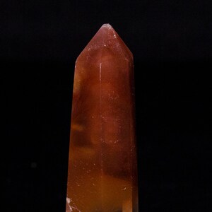 Natural Clear Quartz Tower with Red Angel Feathers Included/Red Amphibole Crystal Tower/Healing Quartz/Gift for Mom/Healing Crystal Tower