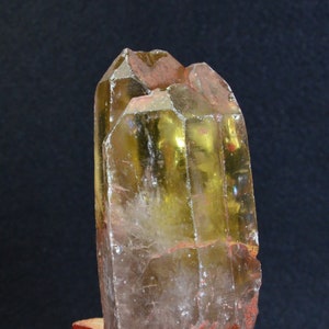 215g Citrine Chunk,Natural Raw Rough Citrine Piece,Transparency,Rainbow,Spiritual Power,Gathering Wealth,Yellow Quartz,Scepter Crystal