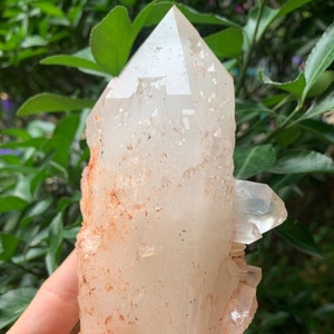 855g groot Himalaya kasteelkwarts/natuurlijk sleutelkristal/Fenster kwarts/genezende energie/meditatiekristal/speciaal cadeau