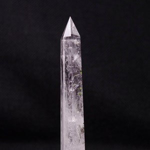 Himalaya Natural Rainbow Clear Crystal Quartz Point/Clear Crystal Tower/Healing Crystal/Obelisk/Mineral Specimen/Reiki/Chakra/Decor