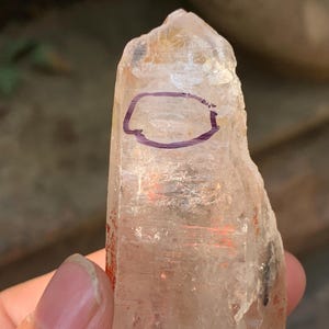 Enhydro Quartz/Pakistan Enhydro Crystal/Moving Bubble Inside Crystal/Natural Enhydro Crystal Specimen/71*35*24mm 58g/Spirit Enhydro