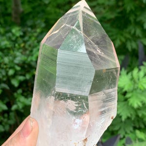 Big Himalayan Record Keeper Quartz/Clear Himalayan Lemurian Crystal/Rainbow Crystal/Rare Pure Energy Crystal/Spirit Crystal/756g 142*71*56mm