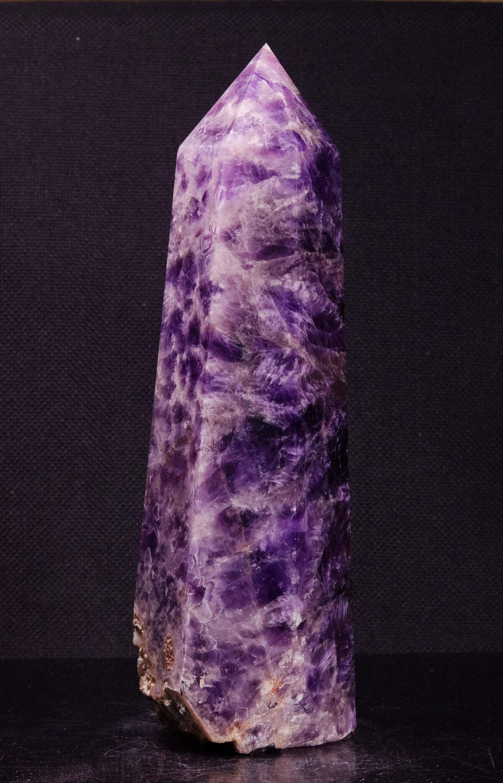 Extra Large Auralite 23 Crystal Quartz Point/Home Decor/Chevron Banded Amethyst Tower/Chevron Quartz/Gift For Her