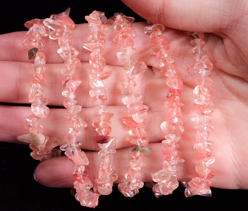 Full Strand Natural Smelt Amphibole In Quartz NecklaceSmelt Amphibole Quartz BeadGift for HerGirlfriend GiftSmelt Amphibole beads