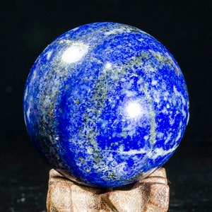 1.92&quot;Lapis Lazuli Sphere/Lapis Lazuli Crystal Ball/Healing Crystal Sphere/Wiccan/Pagan/Decor/Lapis Crystal Sphere/Gift for her/Reiki#5048