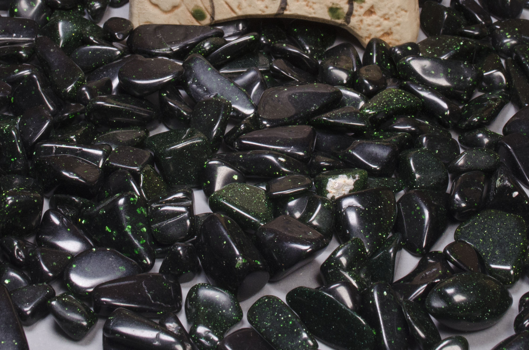 Green Sandstone Polished Wholesale Green Goldstone Tumble Etsy