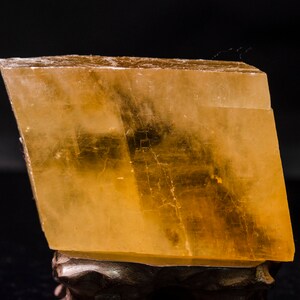Best Large Rainbow Calcite Point/Clear Calcite Specimen/Optical Calcite Crystal Cube/Gift for Kids/Gift for Her/Decor/Gift for Him-356g#2564