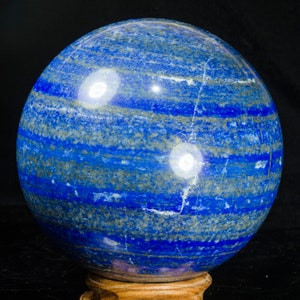4.8&quot;EXTRA LARGE Lapis Lazuli Sphere/Lapis Lazuli Crystal Ball/Healing Crystal Sphere/Wiccan/Pagan/Decor/Lapis Crystal Sphere/Gift for her