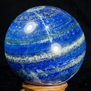 4.2&quot;EXTRA LARGE Lapis Lazuli Sphere/Lapis Lazuli Crystal Ball/Healing Crystal Sphere/Wiccan/Pagan/Decor/Lapis Crystal Sphere/Gift for her