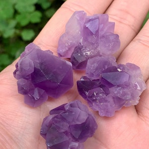 Natural Amethyst Point/Loose Stone Rough  /Purple Amethyst Crystal Quartz/Loose Gemstone/Nugget Healing Crystal