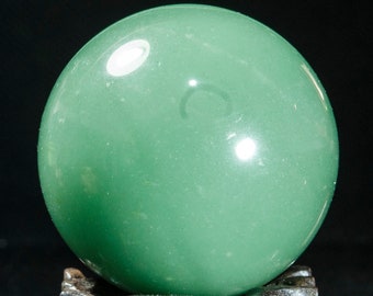 2.2"Large Aventurine Sphere/Green Aventurine Crystal Ball/Chakra/Calm/Comfort/Gift for Her/Gift for Mom/Crystal Healing/Reiki#5056