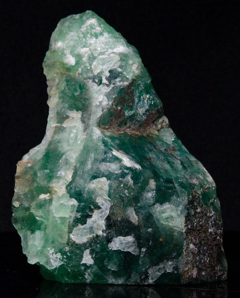 LARGE Raw Green Fluorite Crystal Stone/Green Fluorite Etsy