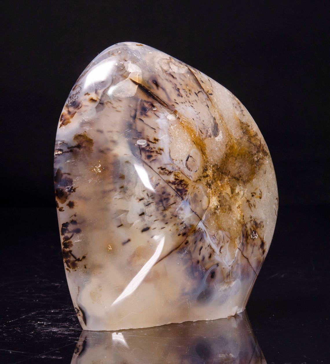 Extra Large Standing Polished Agate Slice Home Stone/agate Etsy