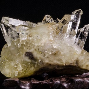 Best Clear   Yellow Crystal Quartz Cluster Point/Cse Clear Energy Quartz Cluster/Quartz/Girl Gift/Gift for Mom/Decoration#4825