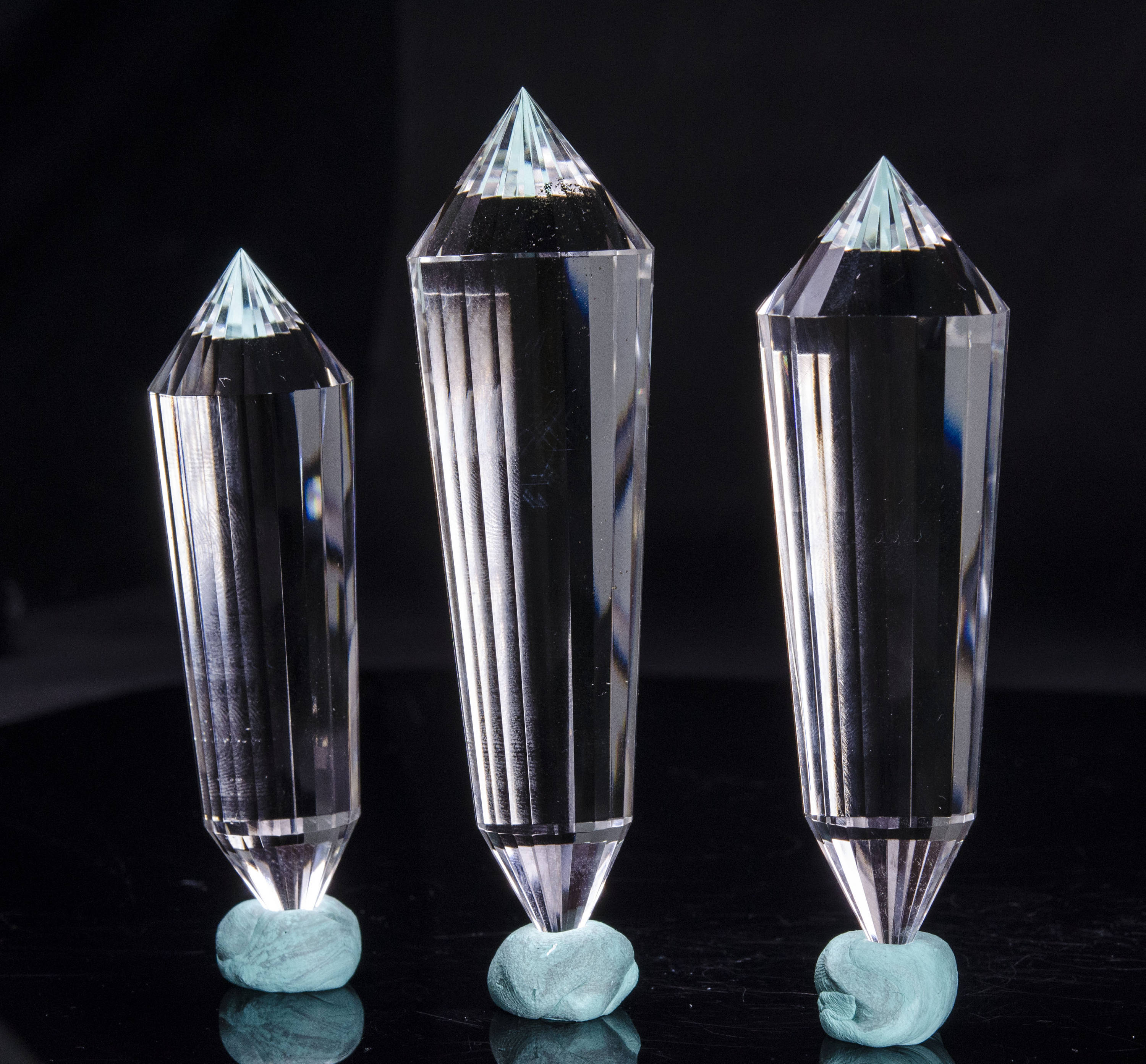 AAAAA 24/12 Sided Double Terminated Himalayan Clear Crystal Quartz Point/Vogel Point/Healing Stick/Reiki/Chakra/+100g free quartz chips