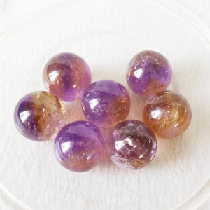 Rare Nature Ametrine Sphere/Ametrine Crystal Ball/Quartz Ball/gift for her/Pendant for necklace Size:20mm,30mm,40mm,Custom Size image 5