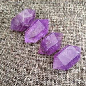 Best Double Terminated Amethyst Point/Amethyst Tower/Amethyst Wand/Healing Crystal/Healing Stone/Pendant/Jewelry/Necklace/Chakra Stone/Reiki