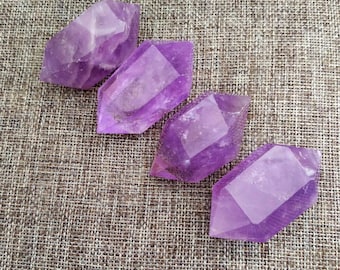 Best Double Terminated Amethyst Point/Amethyst Tower/Amethyst Wand/Healing Crystal/Healing Stone/Pendant/Jewelry/Necklace/Chakra Stone/Reiki