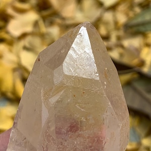 193g Natural Himalayan Record-keeper Quartz/Time Links Quartz/Crystal Healing/Meditation Clear Laser Quartz/98*40*32mm/Window Quartz