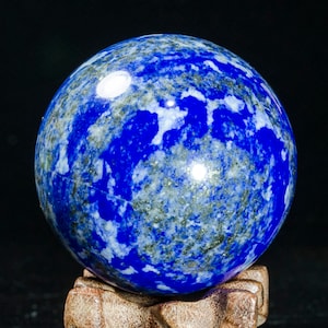 1.92&quot;Lapis Lazuli Sphere/Lapis Lazuli Crystal Ball/Healing Crystal Sphere/Wiccan/Pagan/Decor/Lapis Crystal Sphere/Gift for her/Reiki#5049