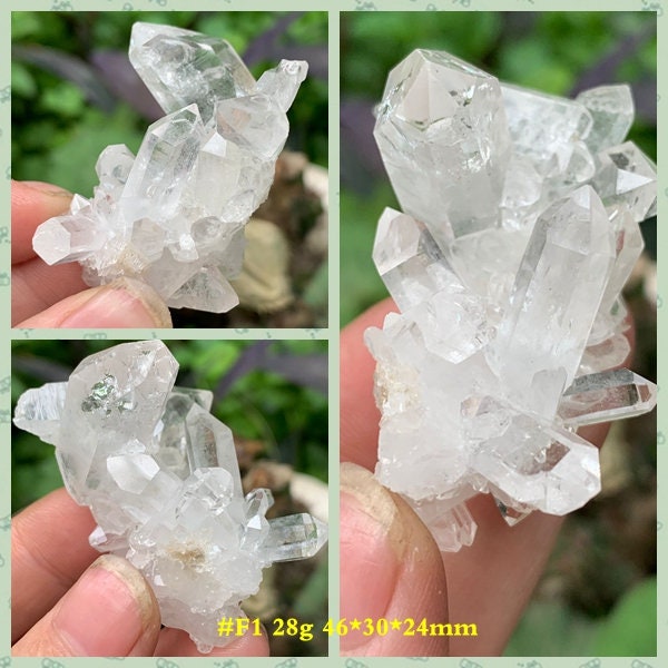 Natural Faden Crystal/Clear Himalayan Faden Quartz/Faden Crystal Meditation/Faden Crystal Cluster/Choose you want from 8pieces Faden crystal