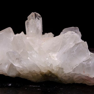 Clear Lemurian Quartz Crystal Cluster/Lemurian Laser Rough Clear Quartz Point Crystal/Meditation Stone/Chakra/Reiki/Healing Crystal#5357