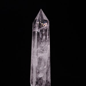 Himalaya Natural Rainbow Clear Crystal Quartz Point/Clear Crystal Tower/Healing Crystal/Obelisk/Mineral Specimen/Reiki/Chakra/Decor