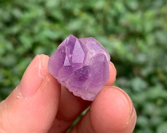 Natural Amethyst Point/Loose Stone Rough/Purple Amethyst Crystal Quartz/Loose Gemstone/Amethyst Flower/Random Pick/15-20mm