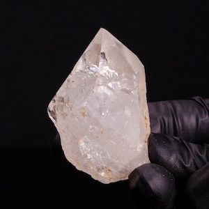 Punto di quarzo cristallo trasparente arcobaleno/Torre di cristallo/Cristallo custode dei registri/Cristallo scettro/Pietra da meditazione/Chakra/Reiki/Cristallo curativo