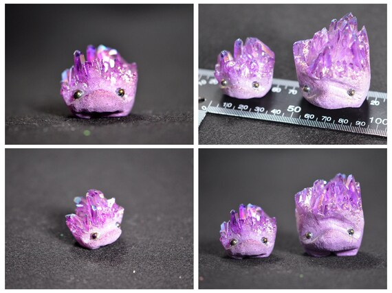 Purple Crystal Hedgehog
