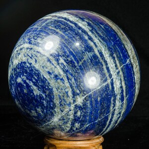 5&quot;EXTRA LARGE Lapis Lazuli Sphere/Lapis Lazuli Crystal Ball/Healing Crystal Sphere/Wiccan/Pagan/Decor/Lapis Crystal Sphere/Gift for her