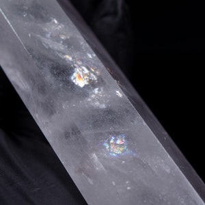 Himalaya Natural Rainbow Clear Crystal Quartz Point/Clear Crystal Tower/Healing Crystal/Obelisk/Mineral Specimen/Reiki/Chakra/Decor