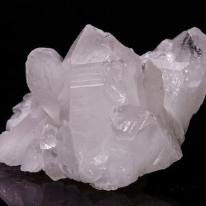 Clear Lemurian Quartz Crystal Cluster/Lemurian Laser Rough Clear Quartz Point Crystal/Meditation Stone/Chakra/Reiki/Healing Crystal#5348