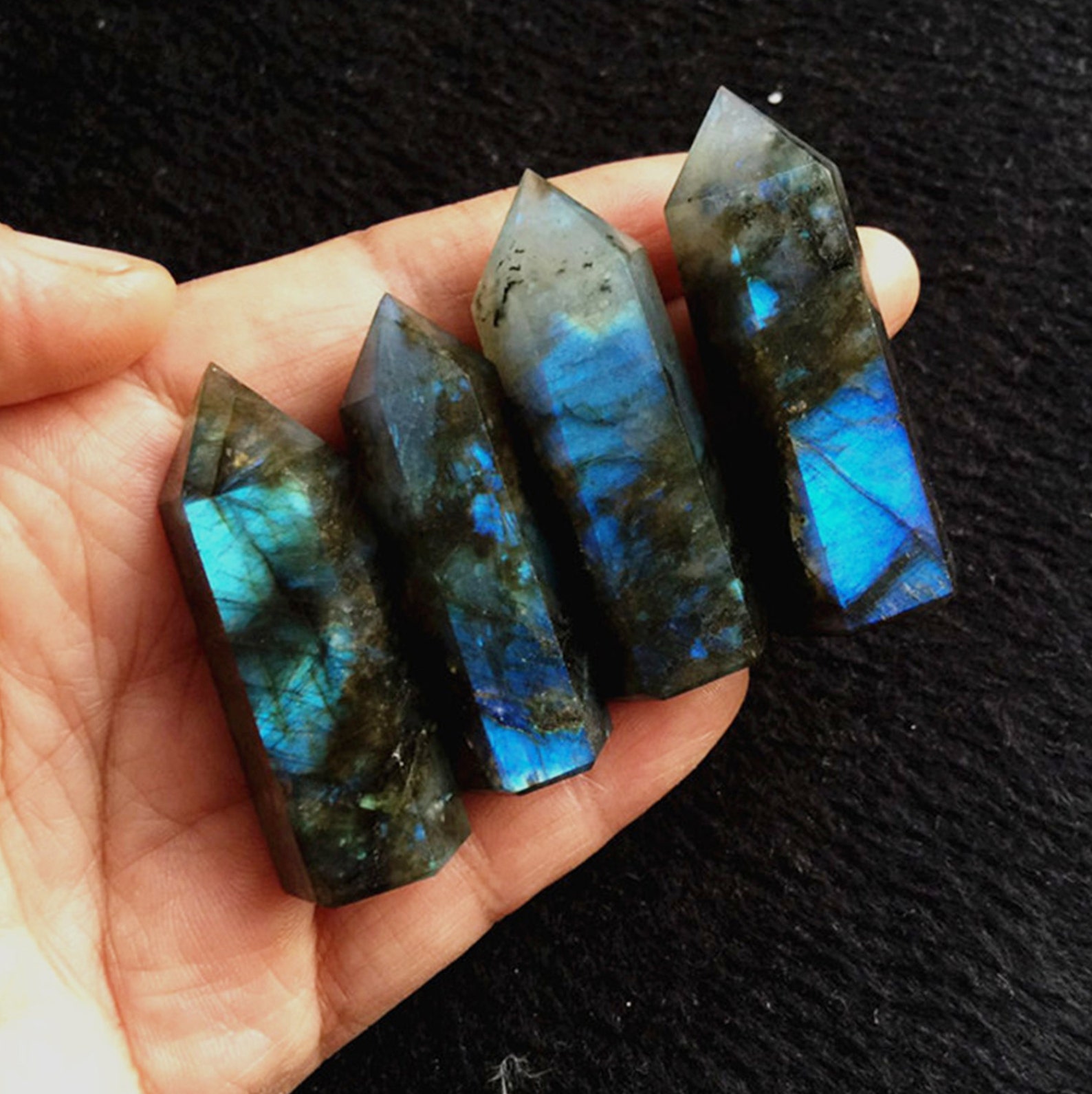 Wholesale Labradorite Point/labradorite Wand/shiny Polished Etsy