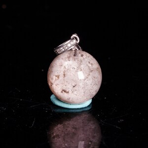 Natural Clear Phantom Quartz Sphere/Garden Crystal Ball/Scenic Quartz/Multi-inclusions Crystal Ball/Decor/Phantom Crystal Pendant/Necklace